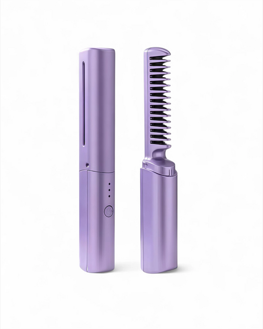  infinitygadgetstore Meneflix Cordless Mini Hair Straightener – Travel Friendly & USB #