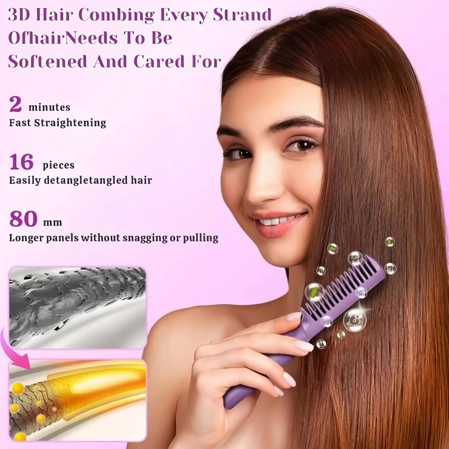  infinitygadgetstore Meneflix Cordless Mini Hair Straightener – Travel Friendly & USB #